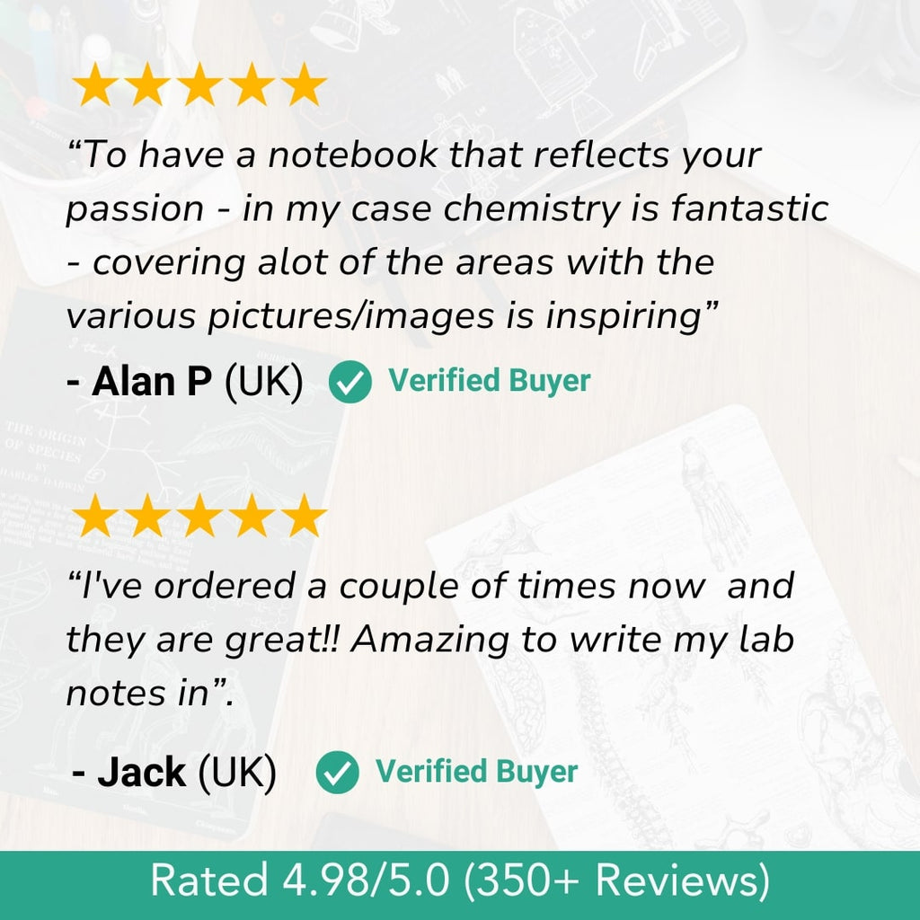 Chemistry A5 Hardcover Notebook