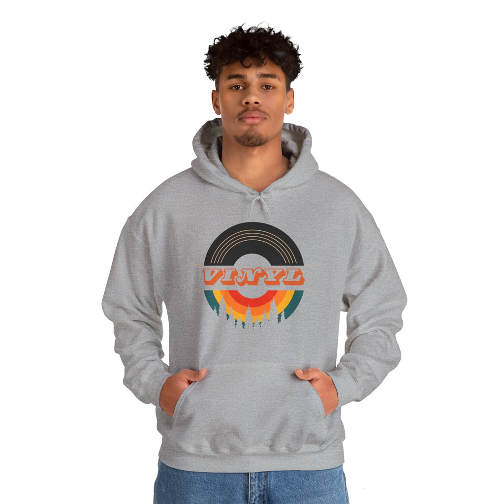 Vinyl Record Logo Men's Hoodie