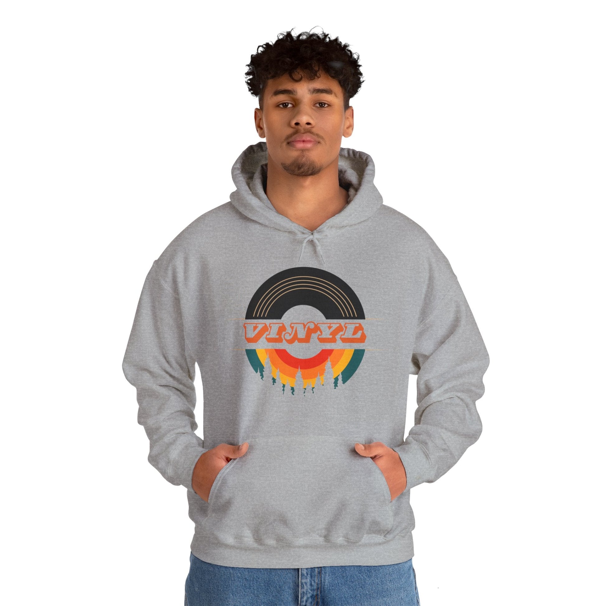 Vinyl Record Logo Men's Hoodie