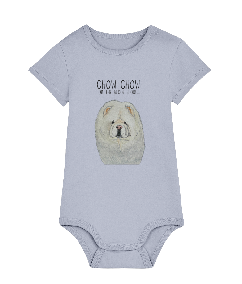 Cream Chow Chow Baby Bodysuit