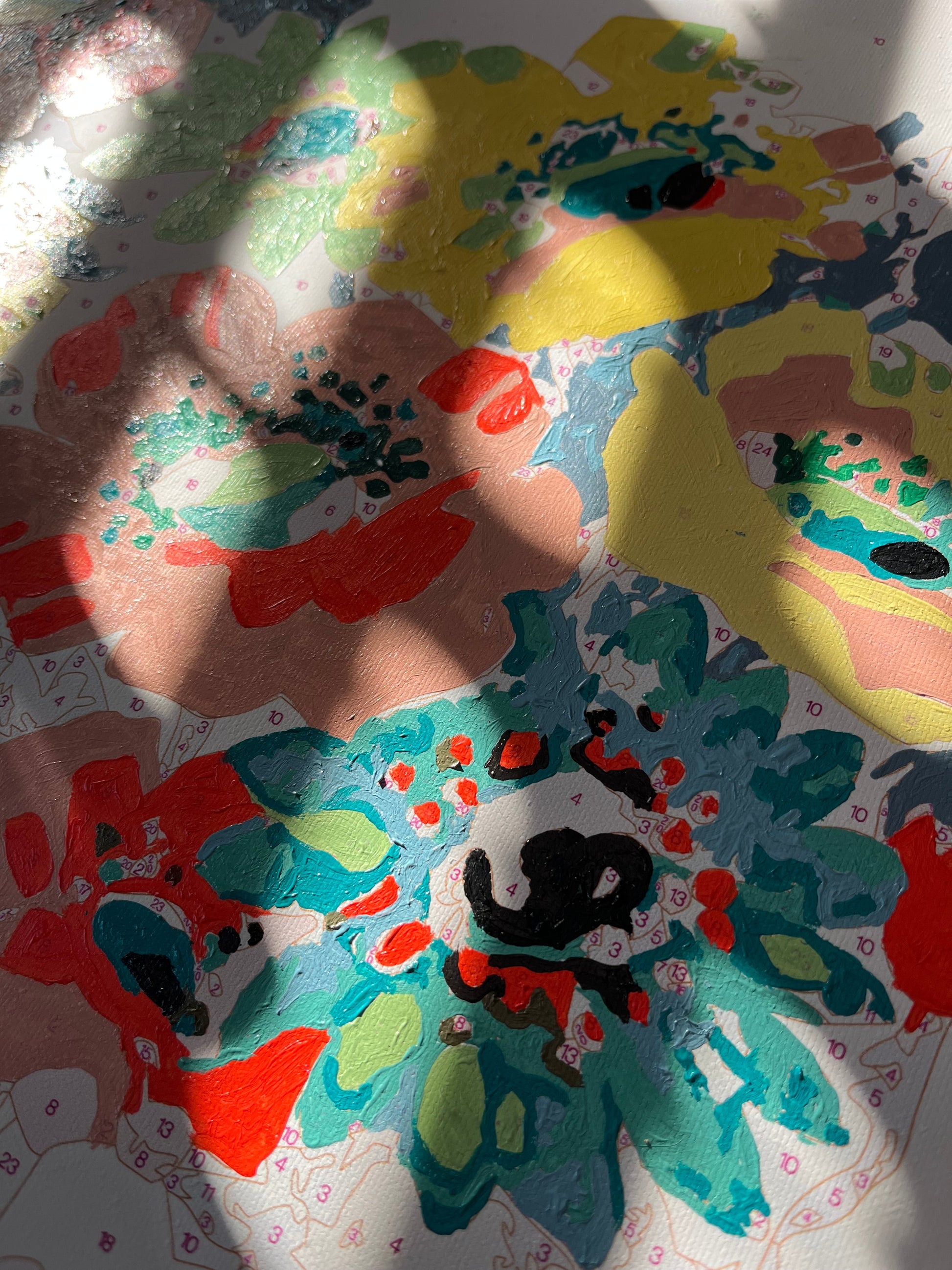 Summer Poppies Paint by Numbers Kit