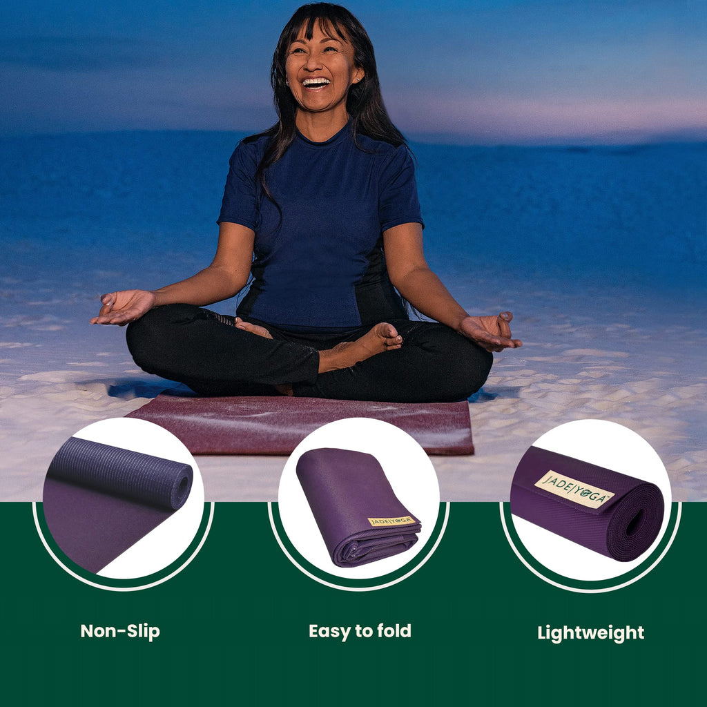 Voyager Yoga Travel Mat 61 x 173 cm Purple