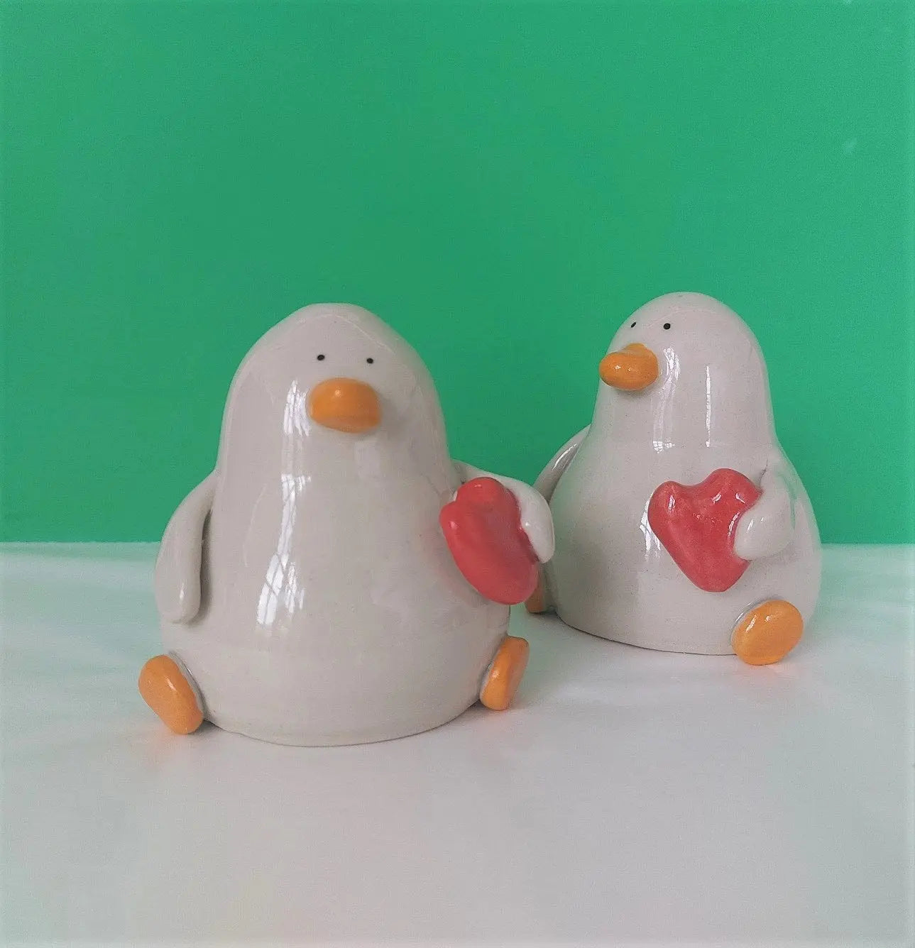 Bart with the Heart Handmade Ceramic Duck