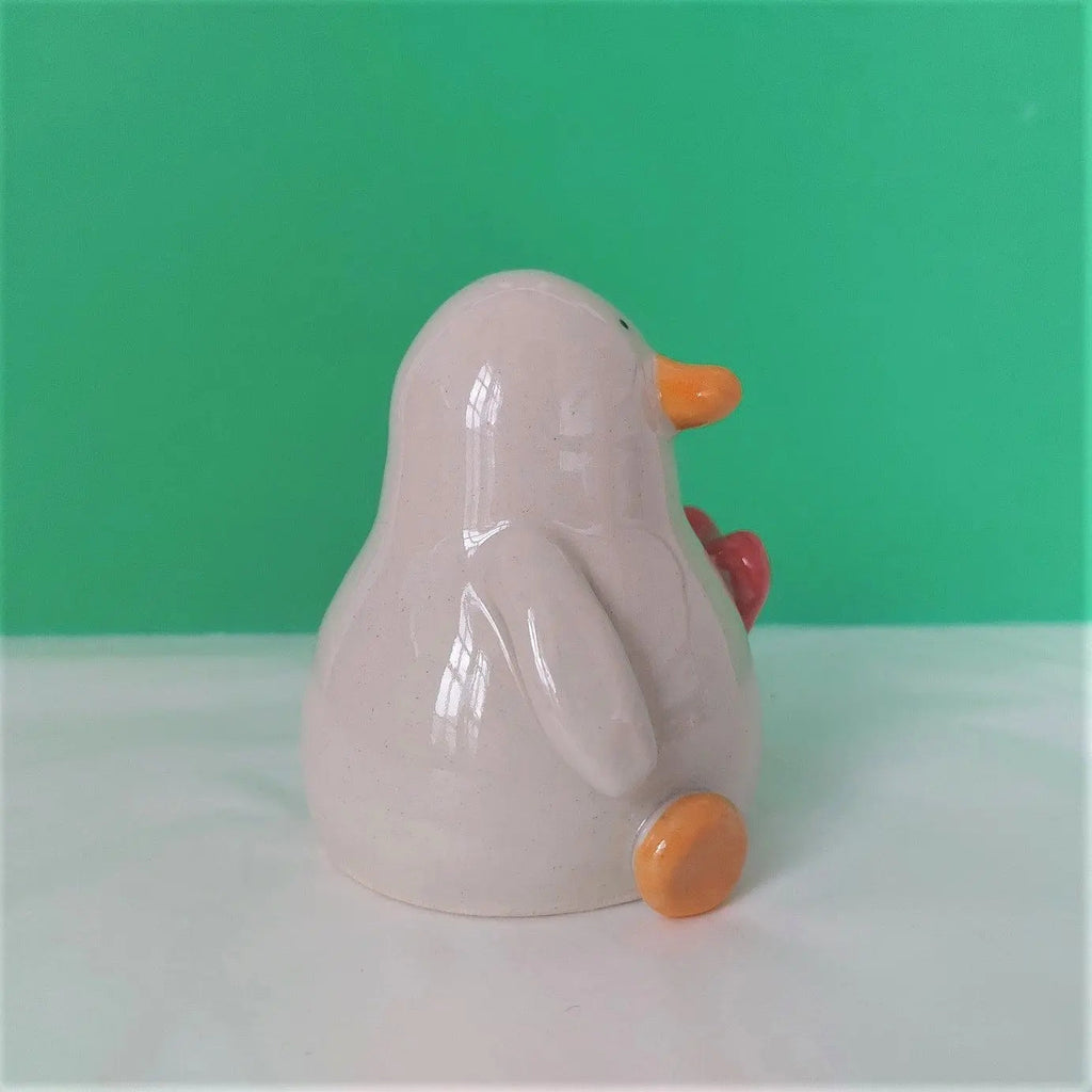 Bart with the Heart Handmade Ceramic Duck