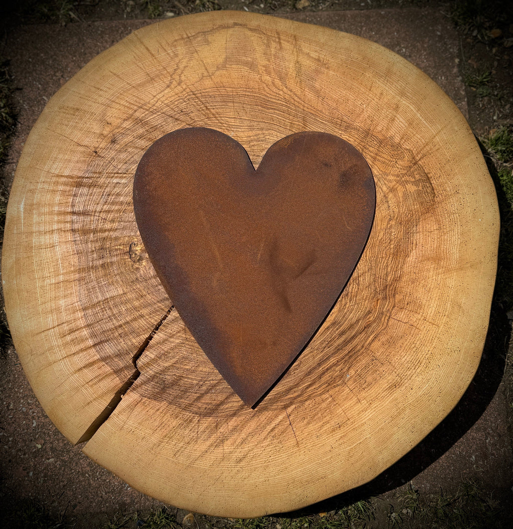 12 Inch Rusty Metal Letters A-Z 0-9