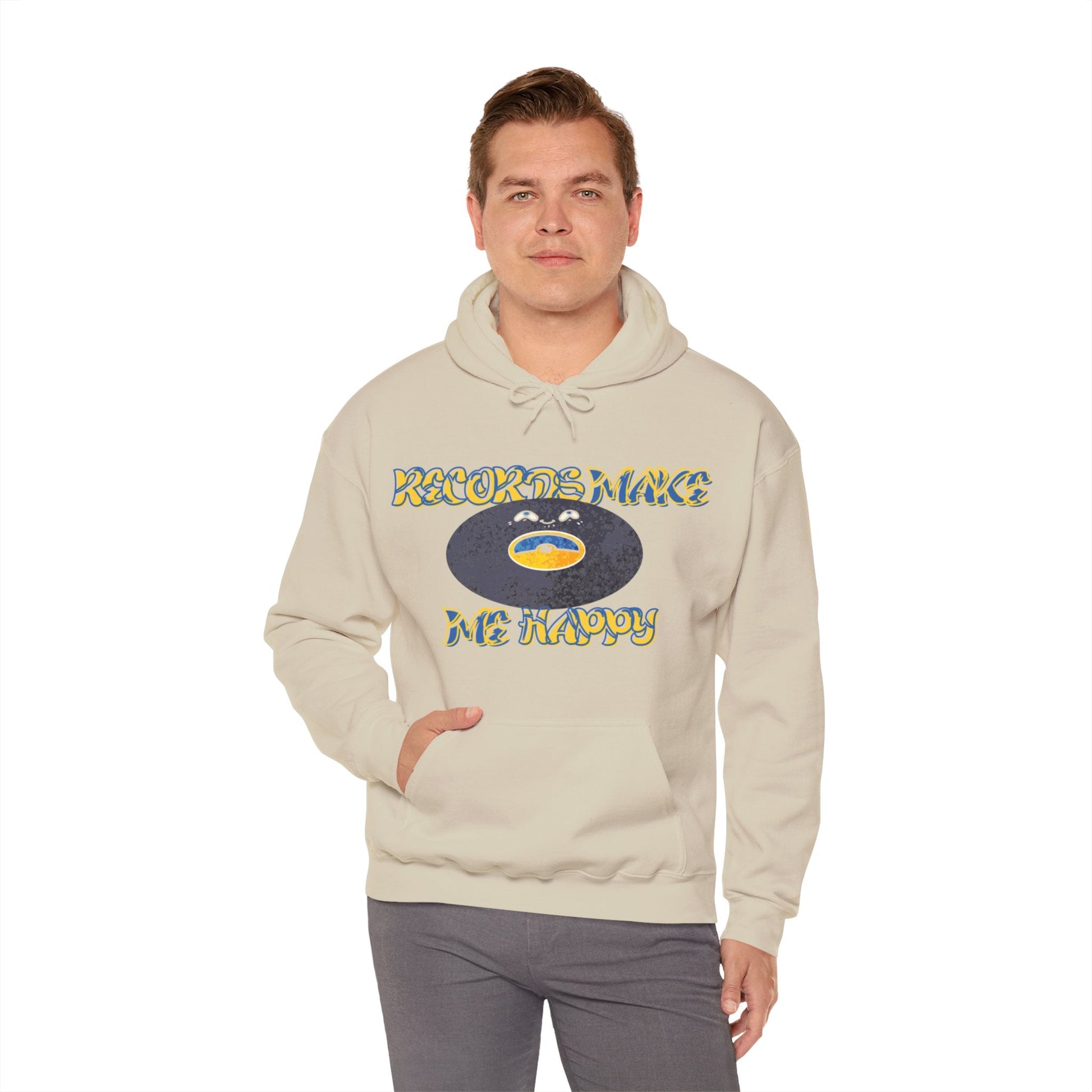 Records Make Me Happy Men's Hoodie