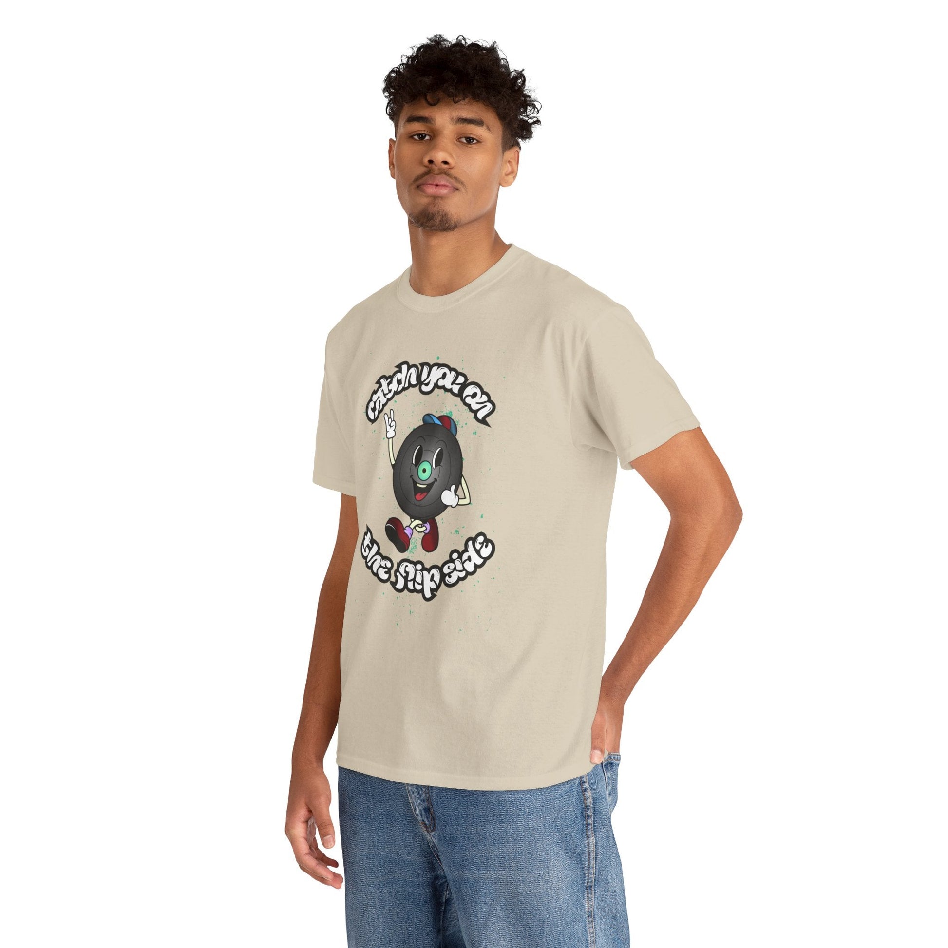 Catch You On The Flip Side Men's Vinyl T-Shirt