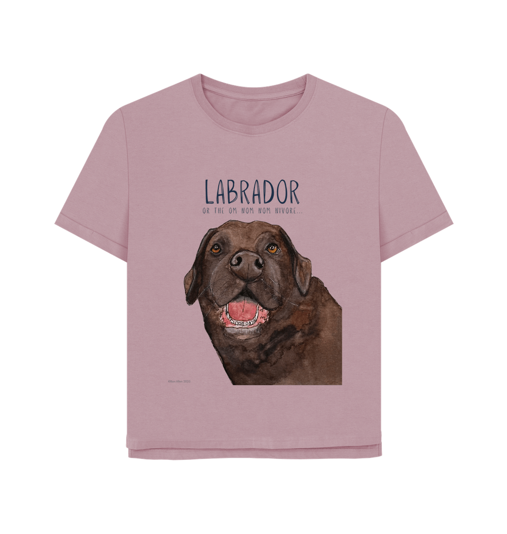 Feed Me Snacks and Compliments Chocolate Labrador Tee