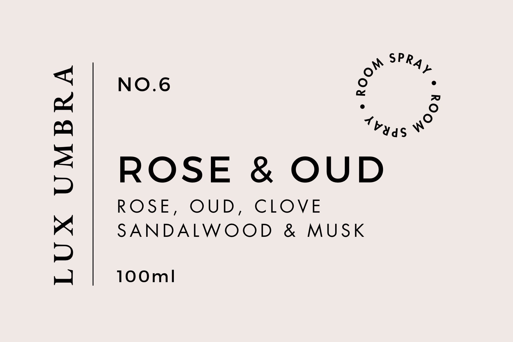 ROSE & OUD - room spray