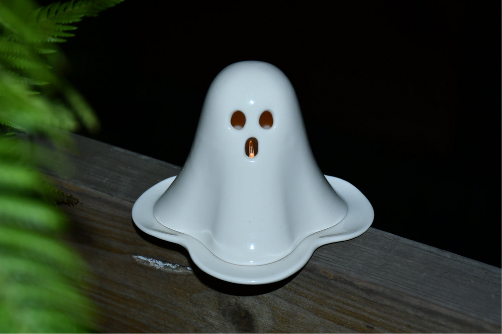 Ghost Tealight Holder for Halloween