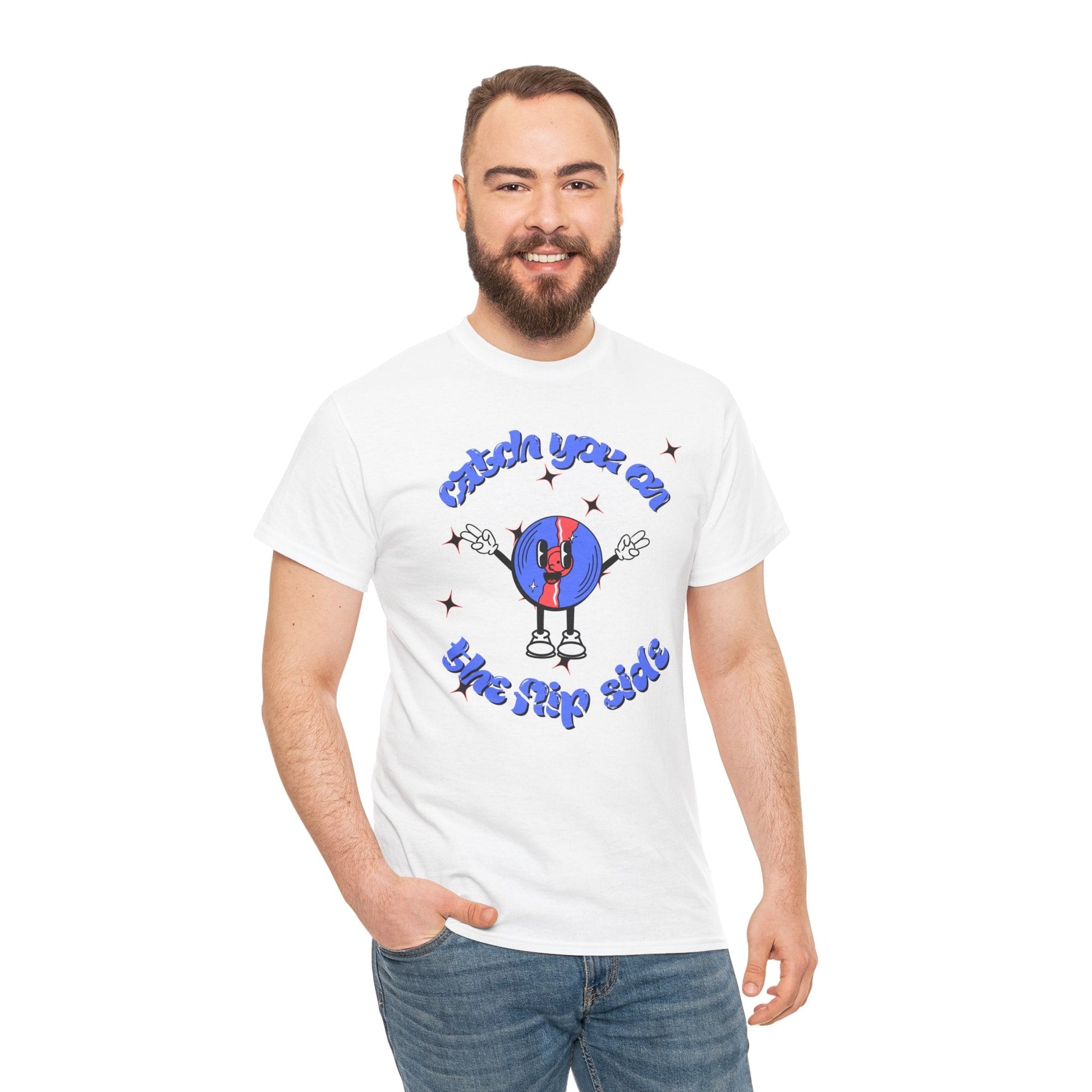 Catch You On The Flip Side Men's Vinyl T-Shirt