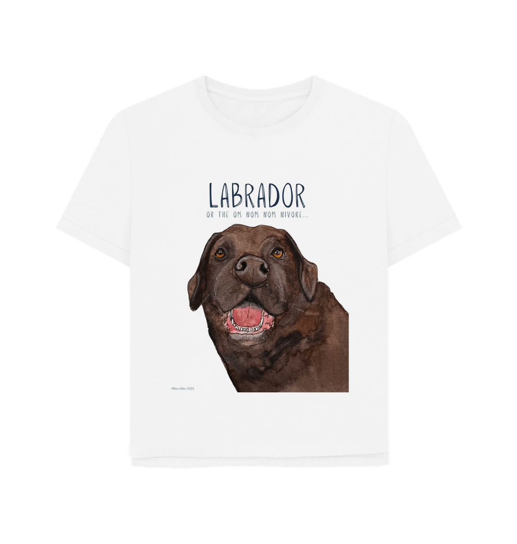 Feed Me Snacks and Compliments Chocolate Labrador Tee