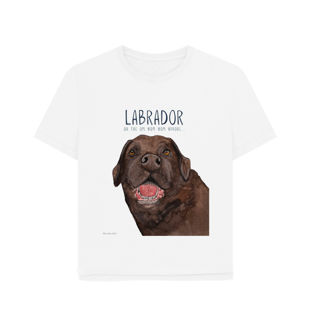 Feed Me Snacks and Compliments Chocolate Labrador Tee