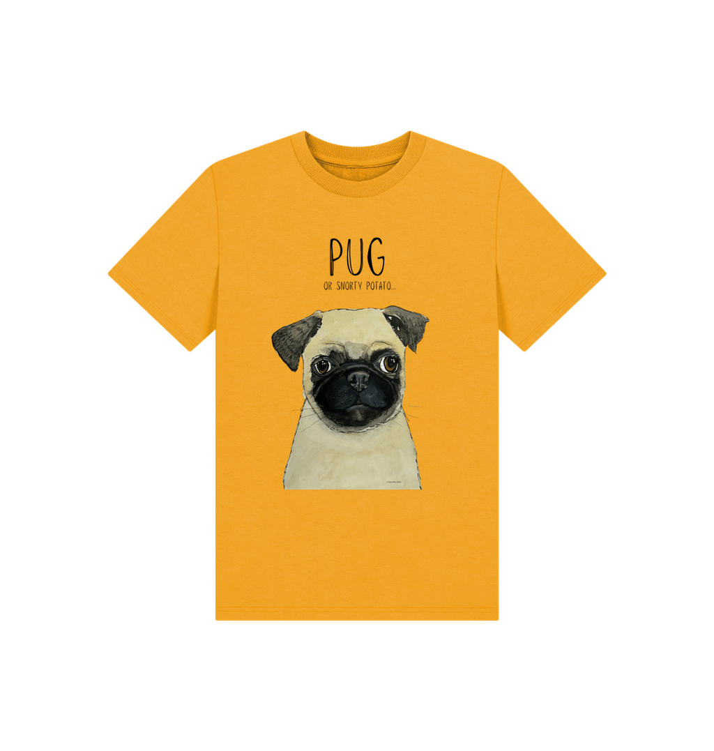Snorty Potato Kids T-Shirt Adorable Pug Print for Children