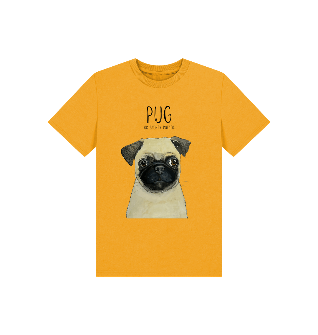 Snorty Potato Kids T-Shirt Adorable Pug Print for Children