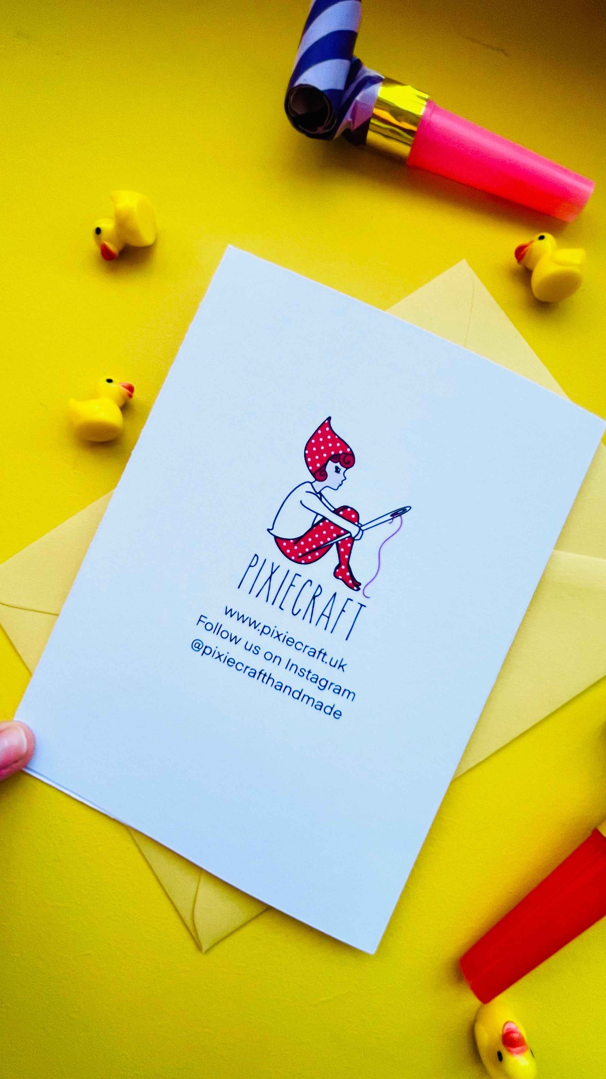 Funny Duck Quack of Approval A6 Blank Greetings Card