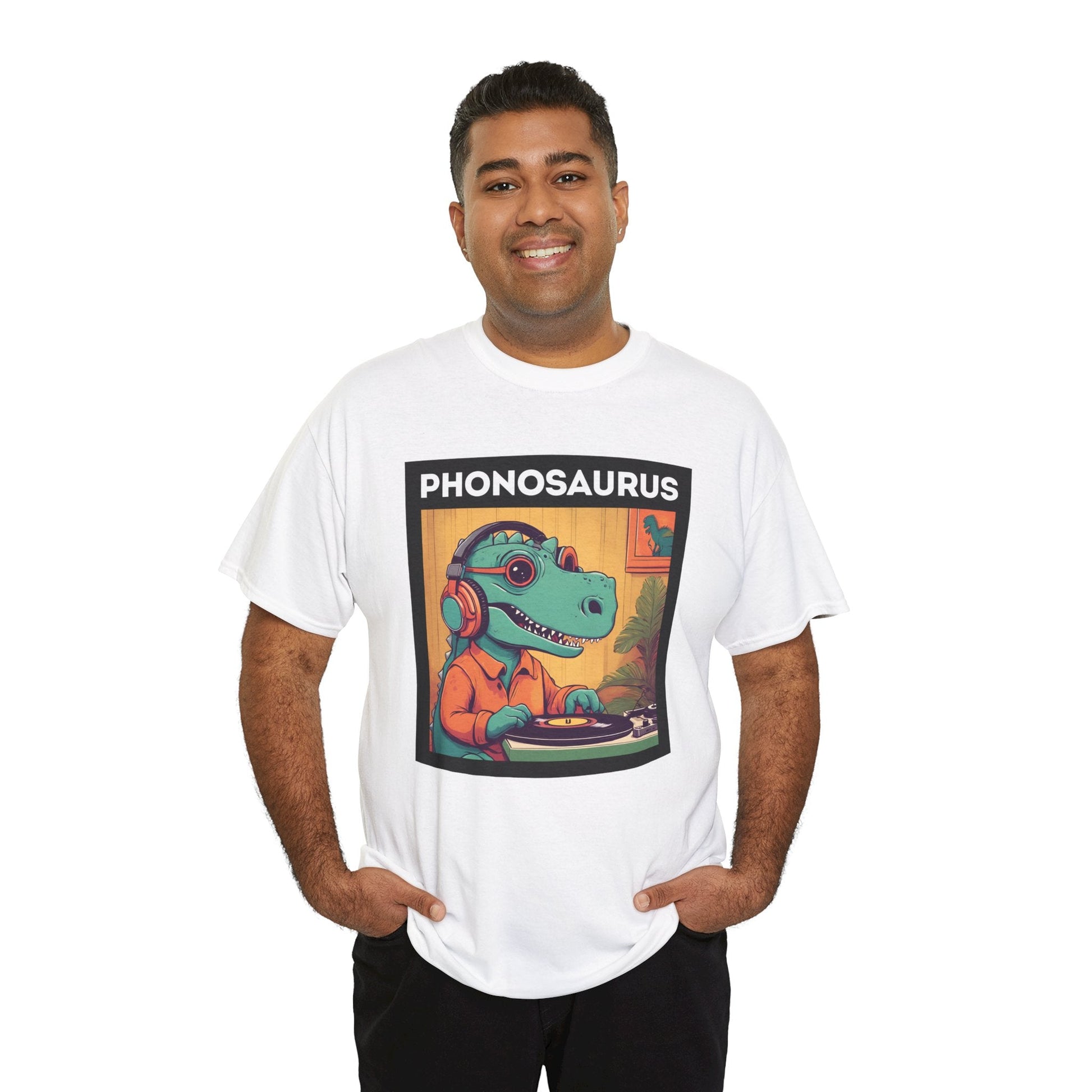 Phonosaurus Men's Vinyl T-Shirt