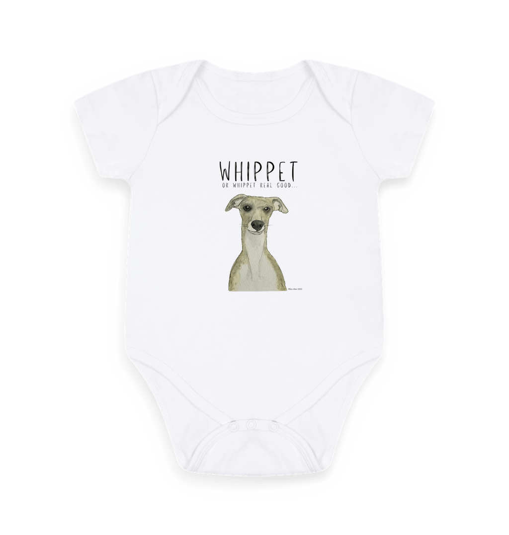 Whippet Approved Baby Bodysuit Organic Cotton