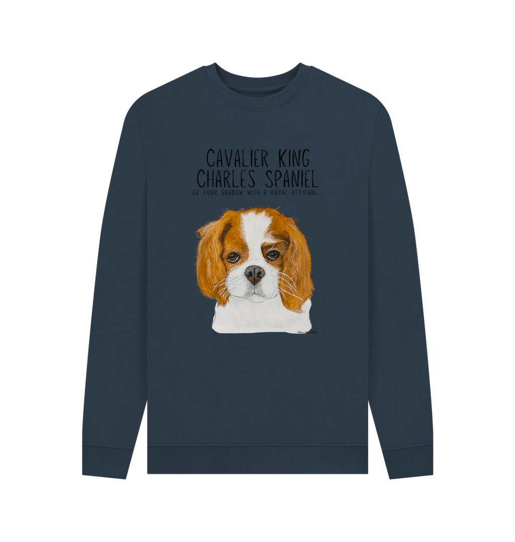 Shadow of a King Eco-Luxe Men's Sweatshirt with Cavalier Royal Flair