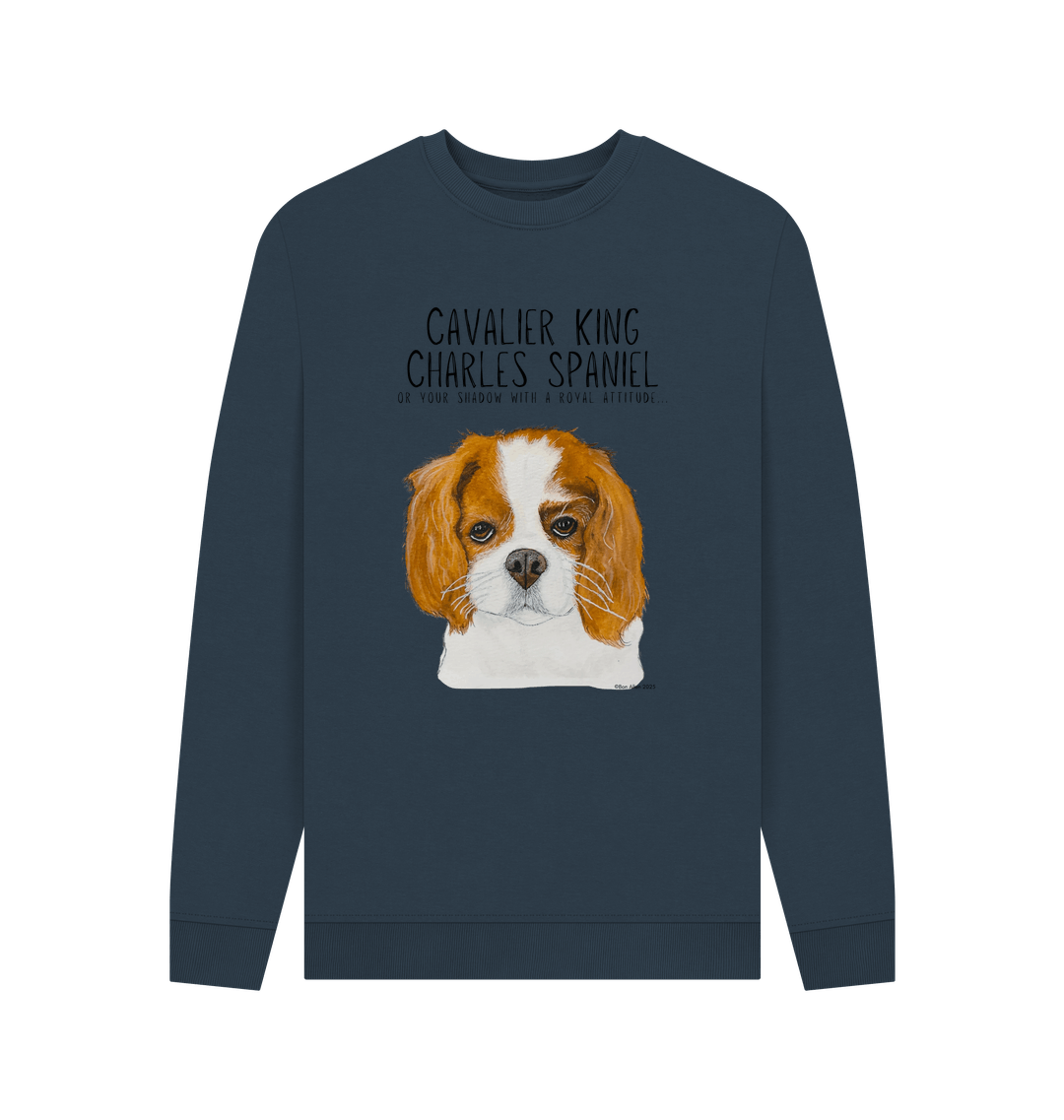 Shadow of a King Eco-Luxe Men's Sweatshirt with Cavalier Royal Flair
