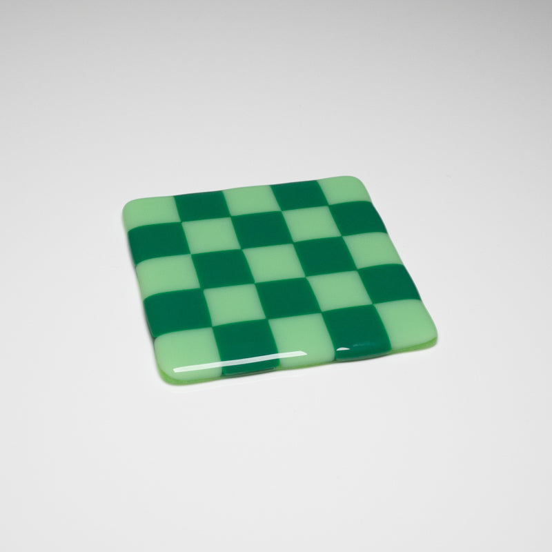 10cm Chequered Dual Coloured Coaster Bullseye Collection