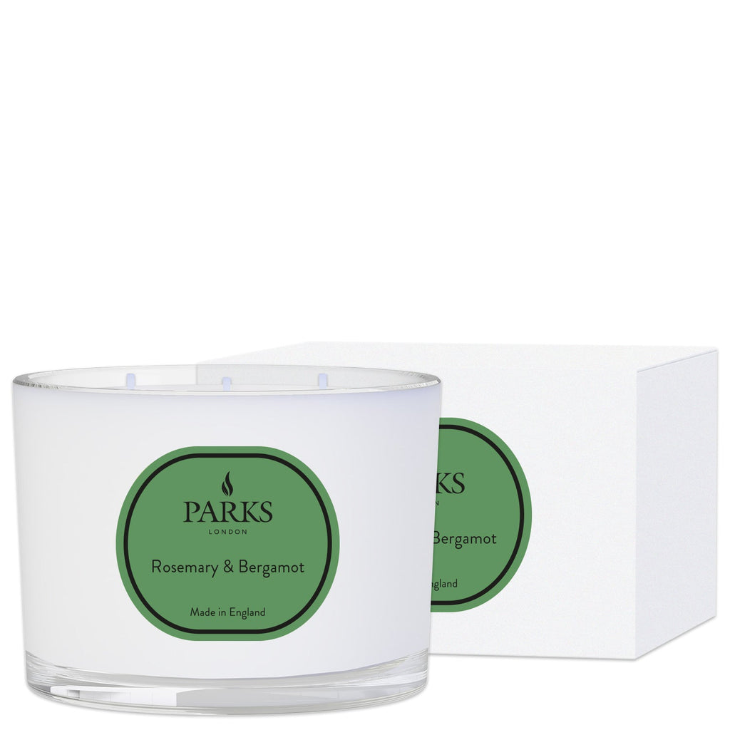 Vintage Rosemary and Bergamot 3 Wick Candle 380g