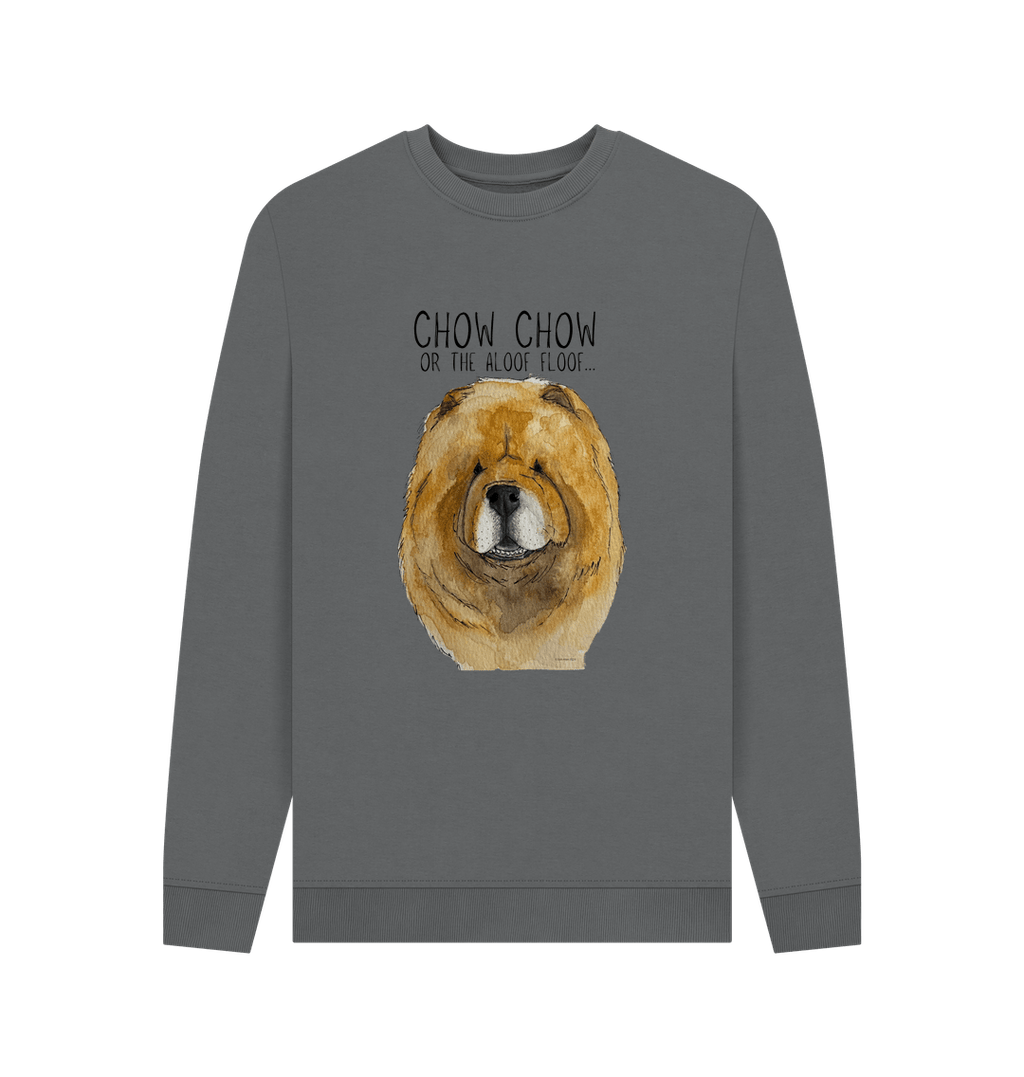 Red Chow Chow Men's Crewneck Sweatshirt