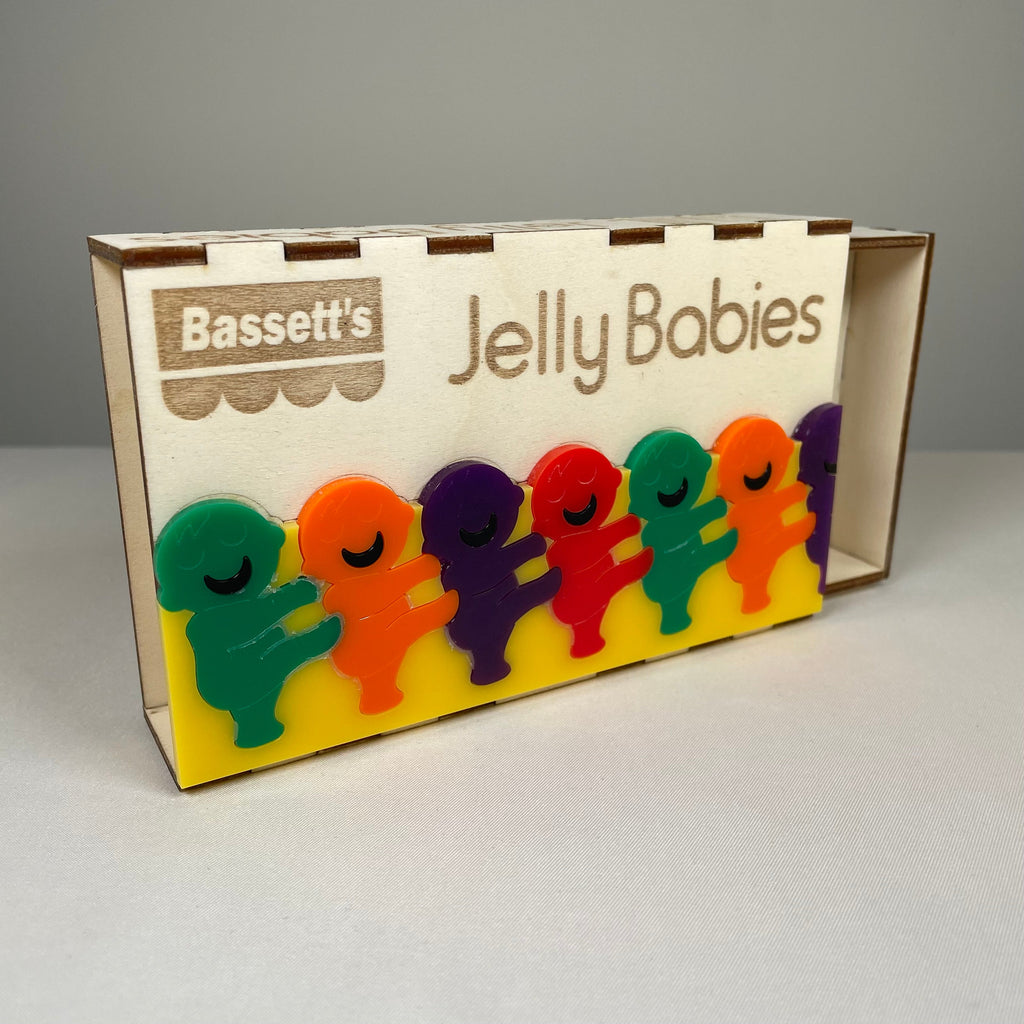 Retro Jelly Babies Storage Box Pre-Built Model