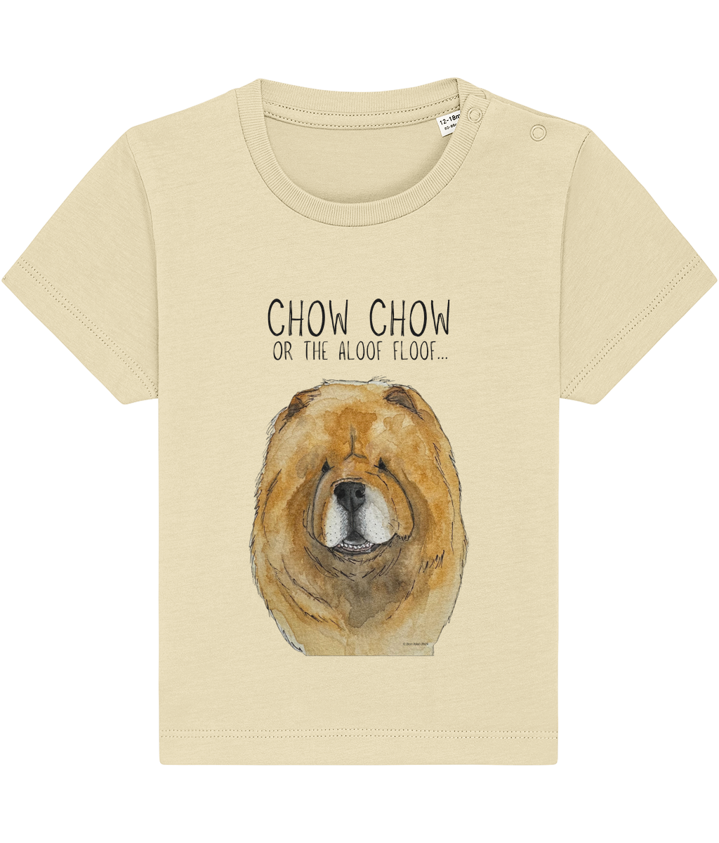 Red Chow Chow Baby T-Shirt