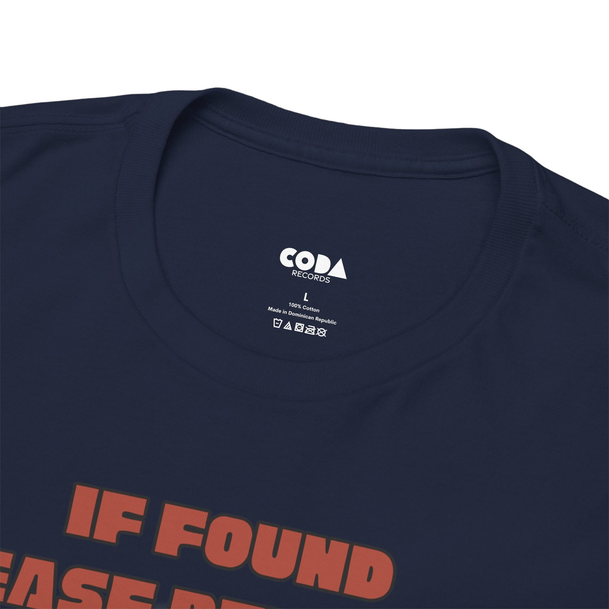 If Found, Please Return to the Record Store Men's T-Shirt