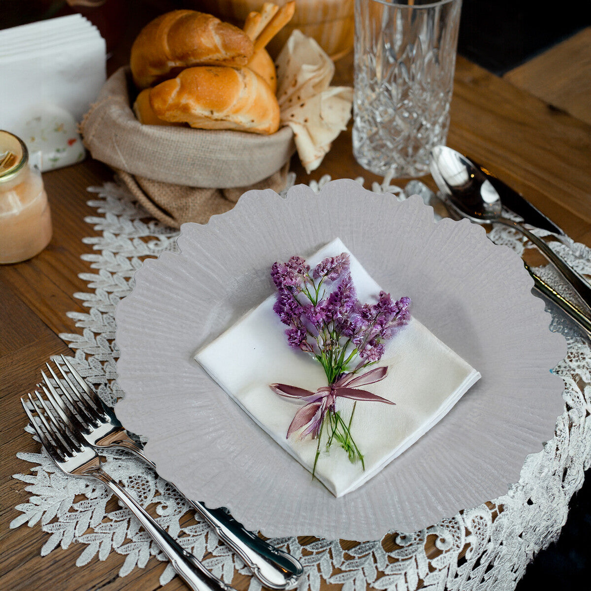 White Reef Charger Plate 33cm