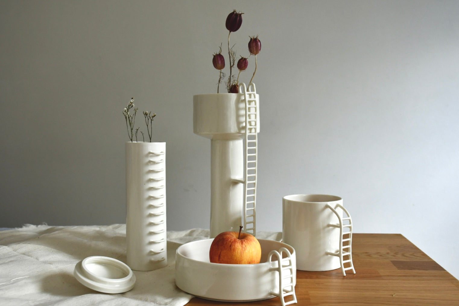 Ladder Porcelain Vase