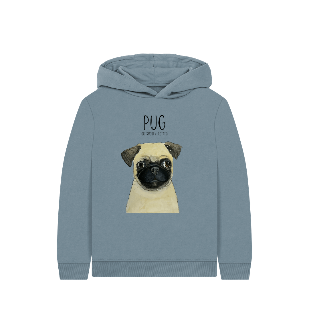 Pug Cozy Kids Hoodie