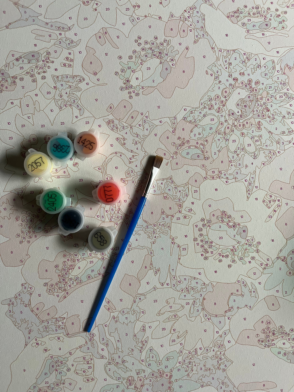 Summer Poppies Paint by Numbers Kit