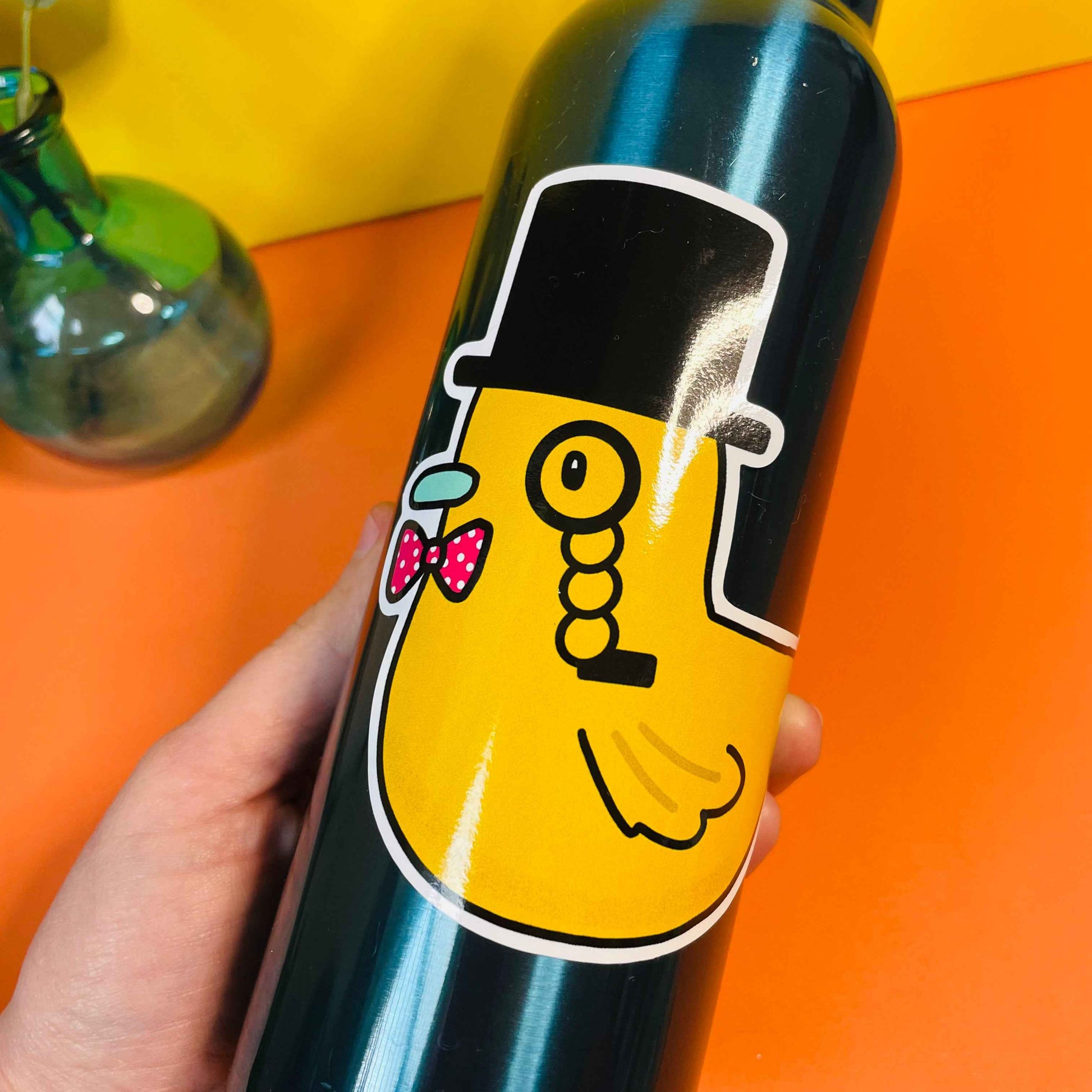 Sir Quackington the First Duck Vinyl Sticker