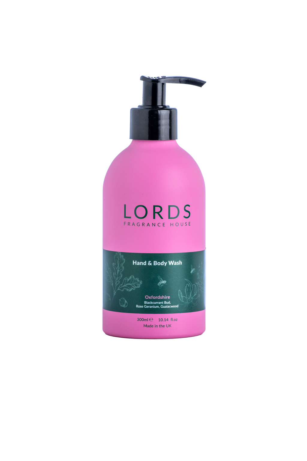 Pink Hand and Body Wash in Aluminium Bottle