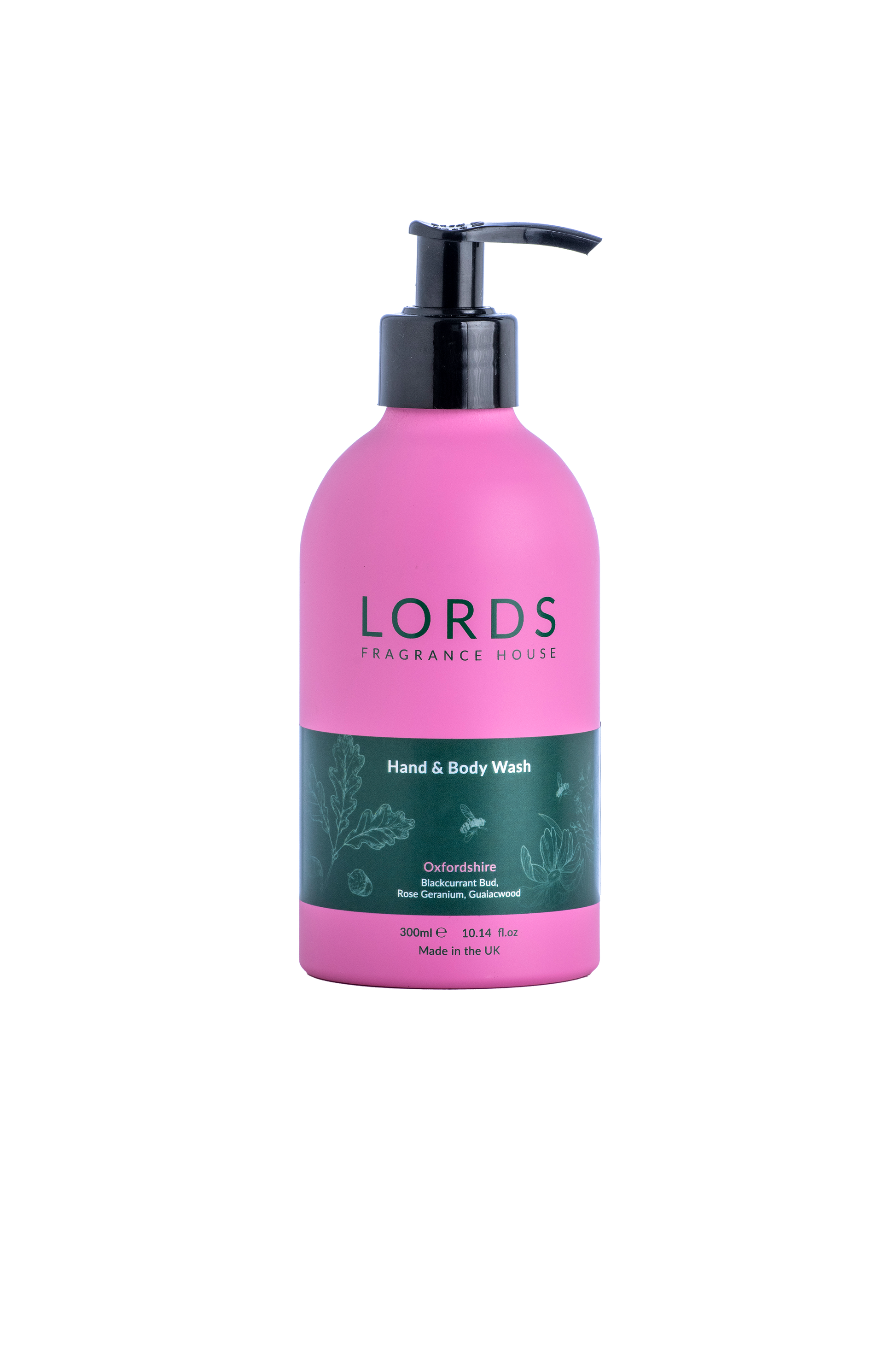 Pink Hand and Body Wash in Aluminium Bottle