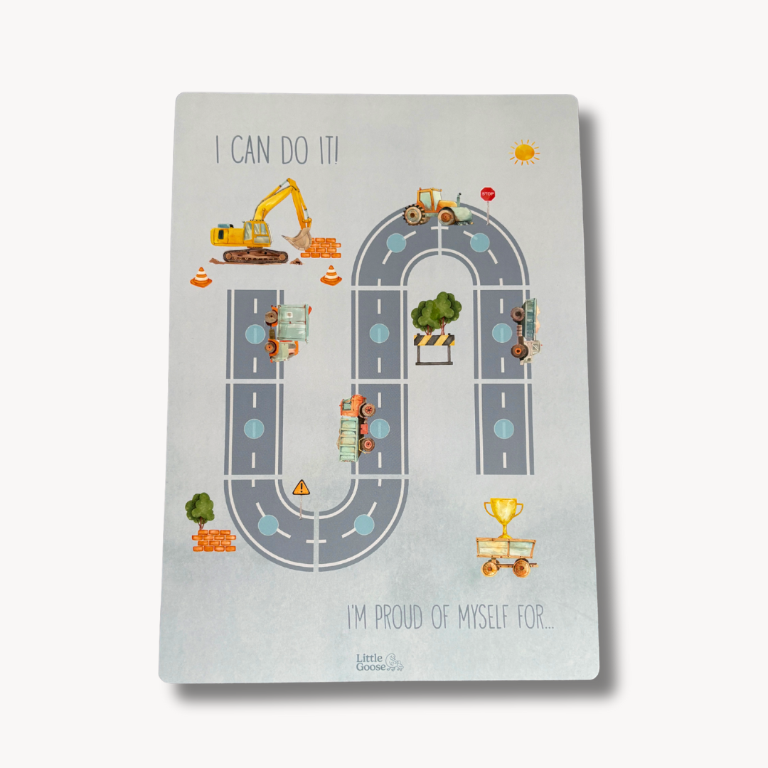 Kids Reward Chart with Glitter Stars