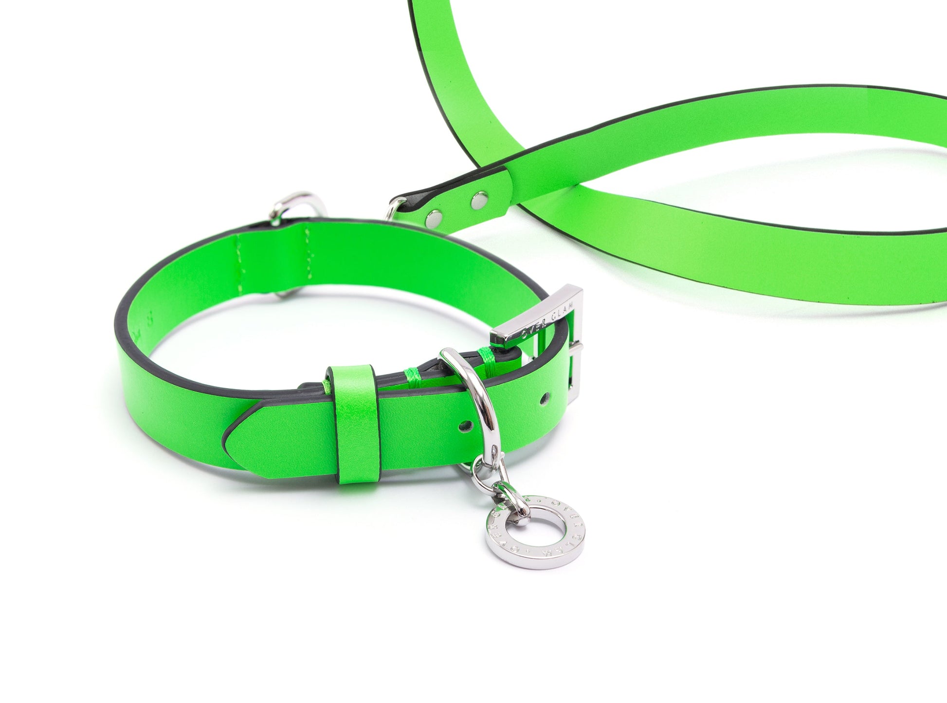 Premium Leather Lead and Collar Set