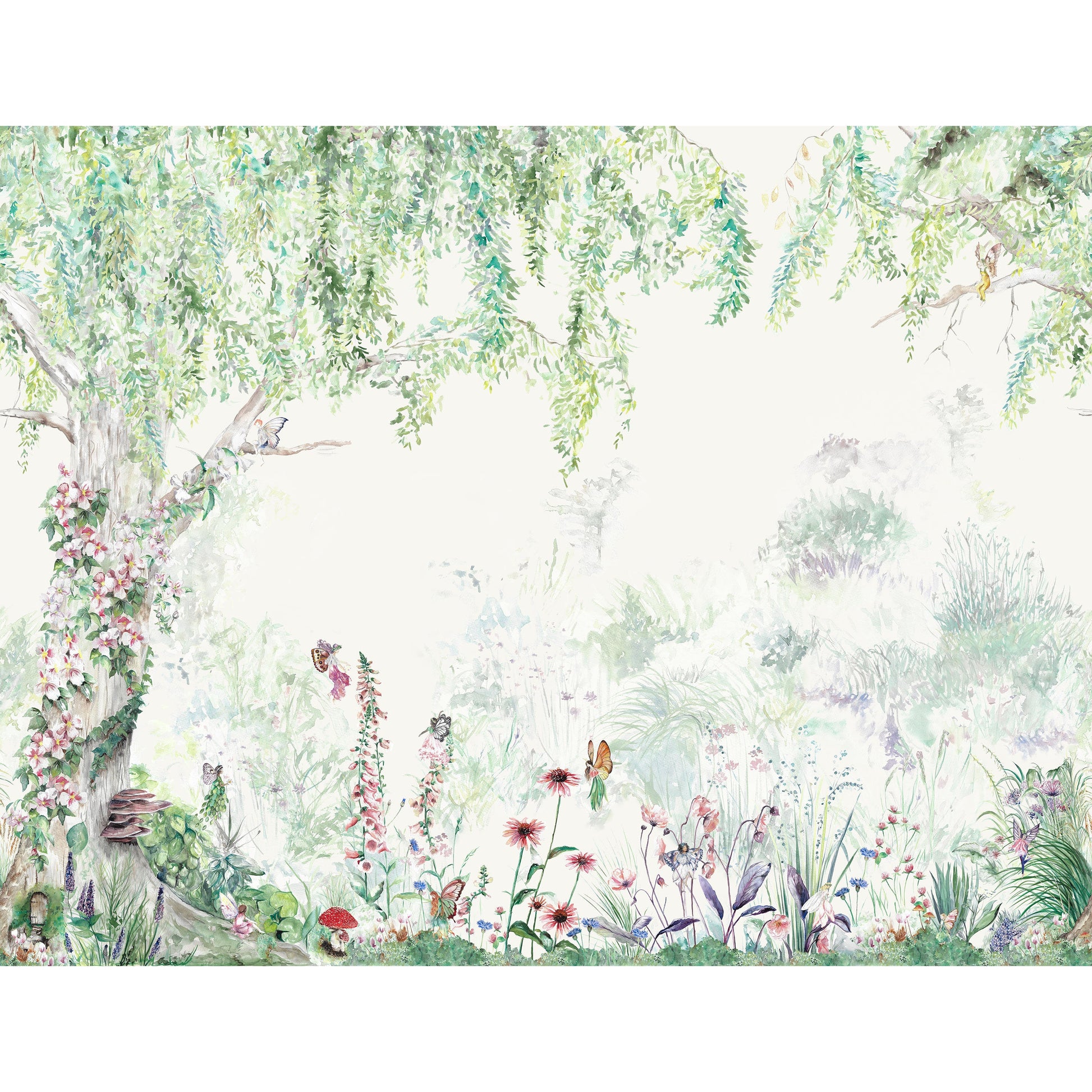 Fairy Forest Mural Wallpaper for Children