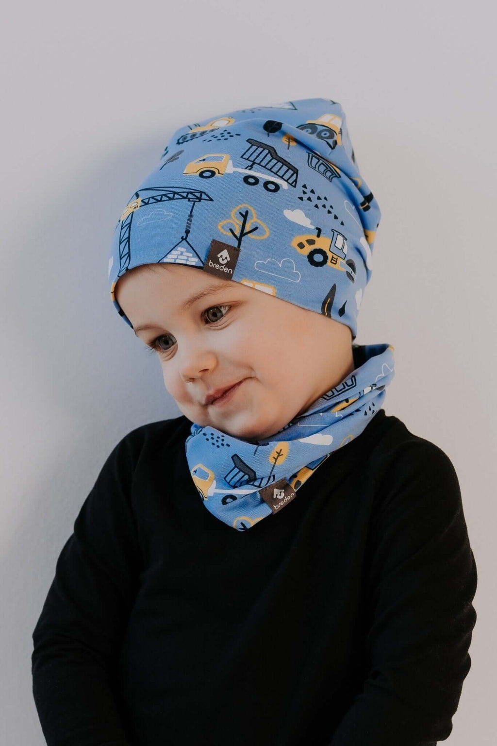 Double Cotton Hat DARGO - Perfect Baggy Hat for Kids, Stretchy & Pre-Stitched Folds by Breden at www.brixbailey.com