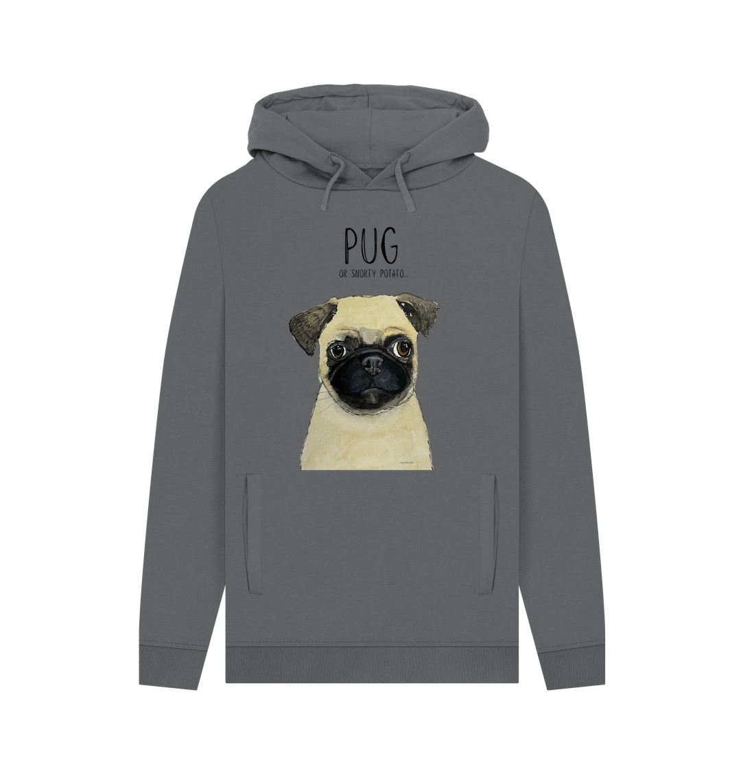 Snorty Potato Men's Hoodie Cozy Funny Pug