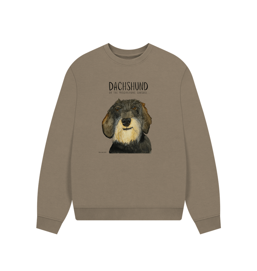 Wire Haired Dachshund Oversized Sweatshirt