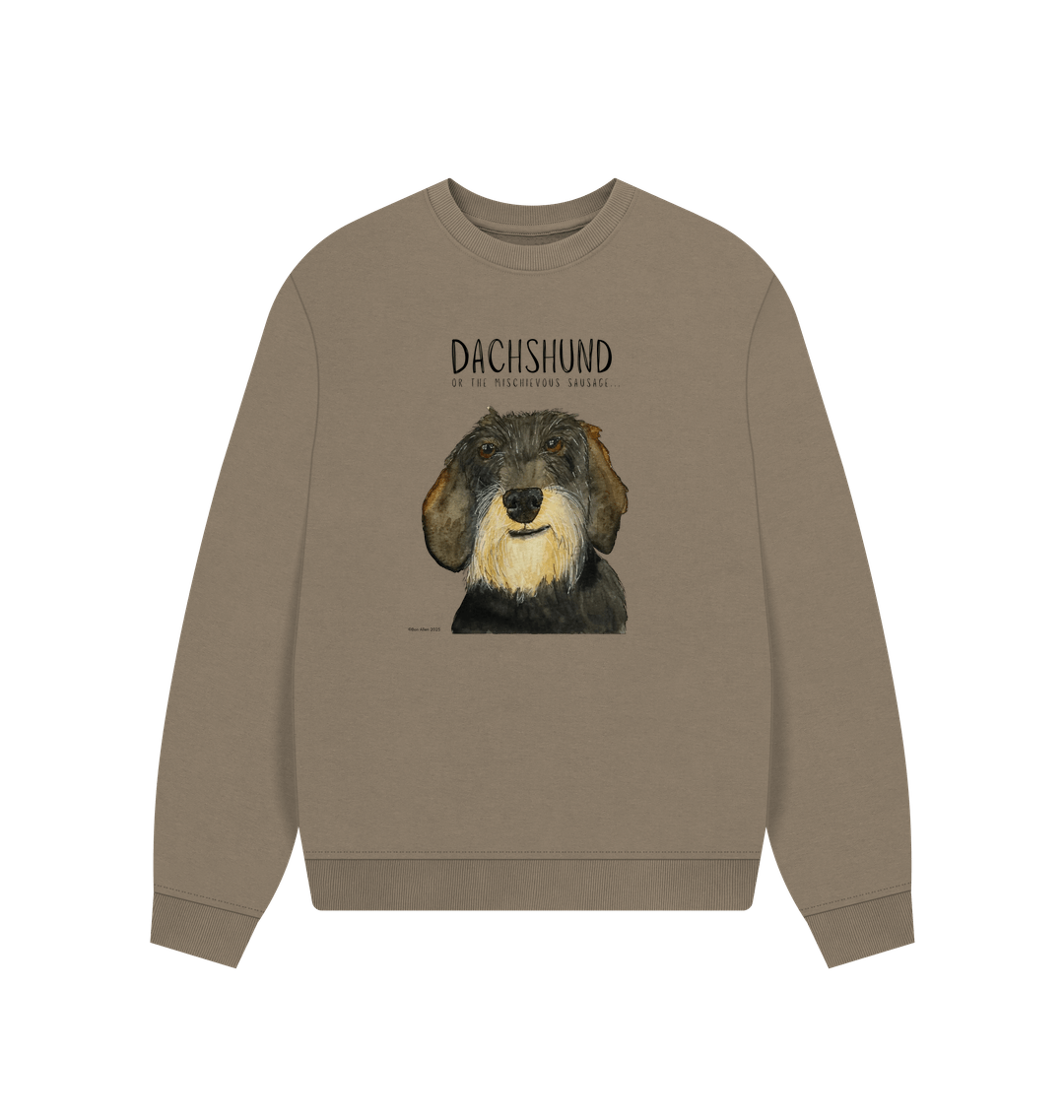 Wire Haired Dachshund Oversized Sweatshirt