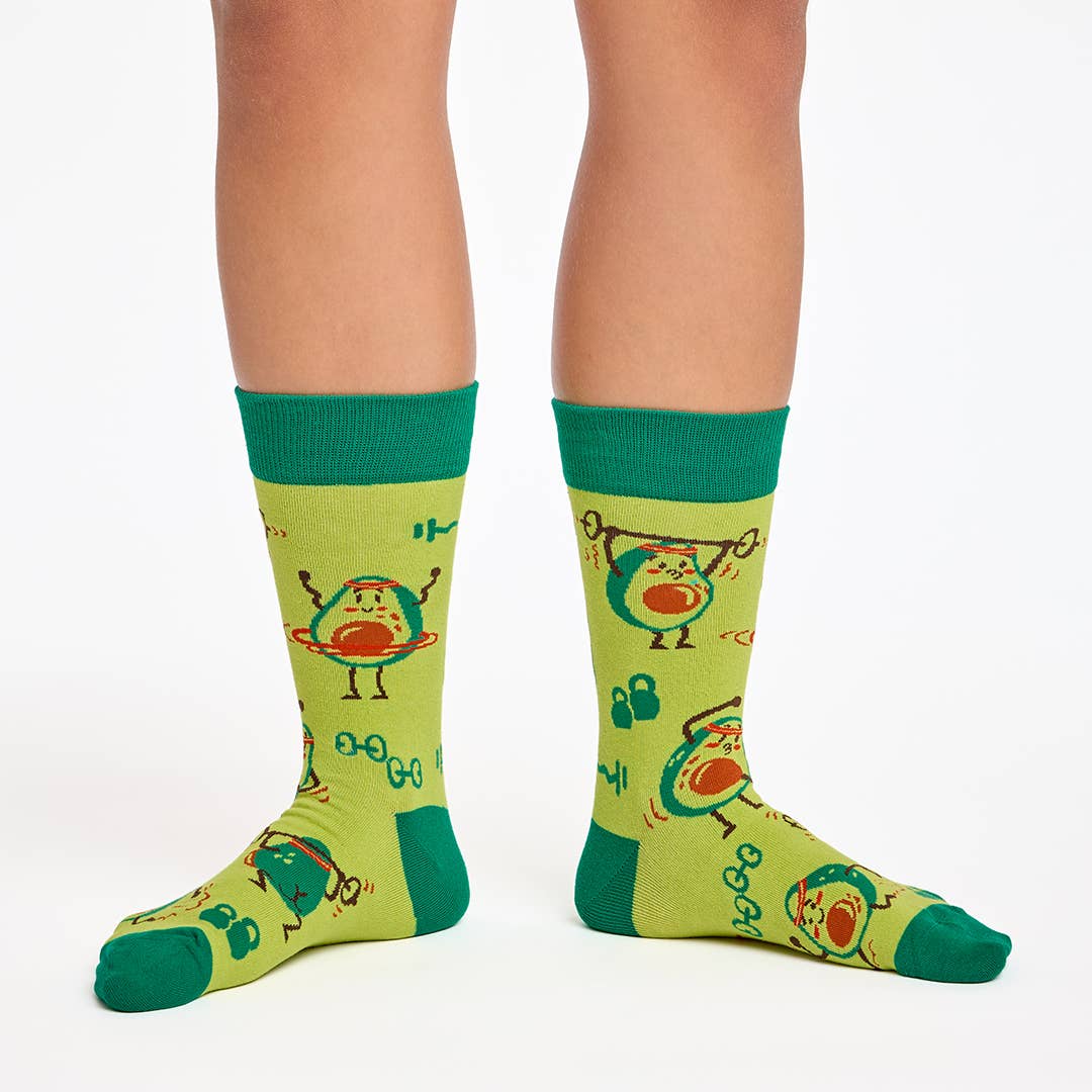 Avocado Gains Gym Socks