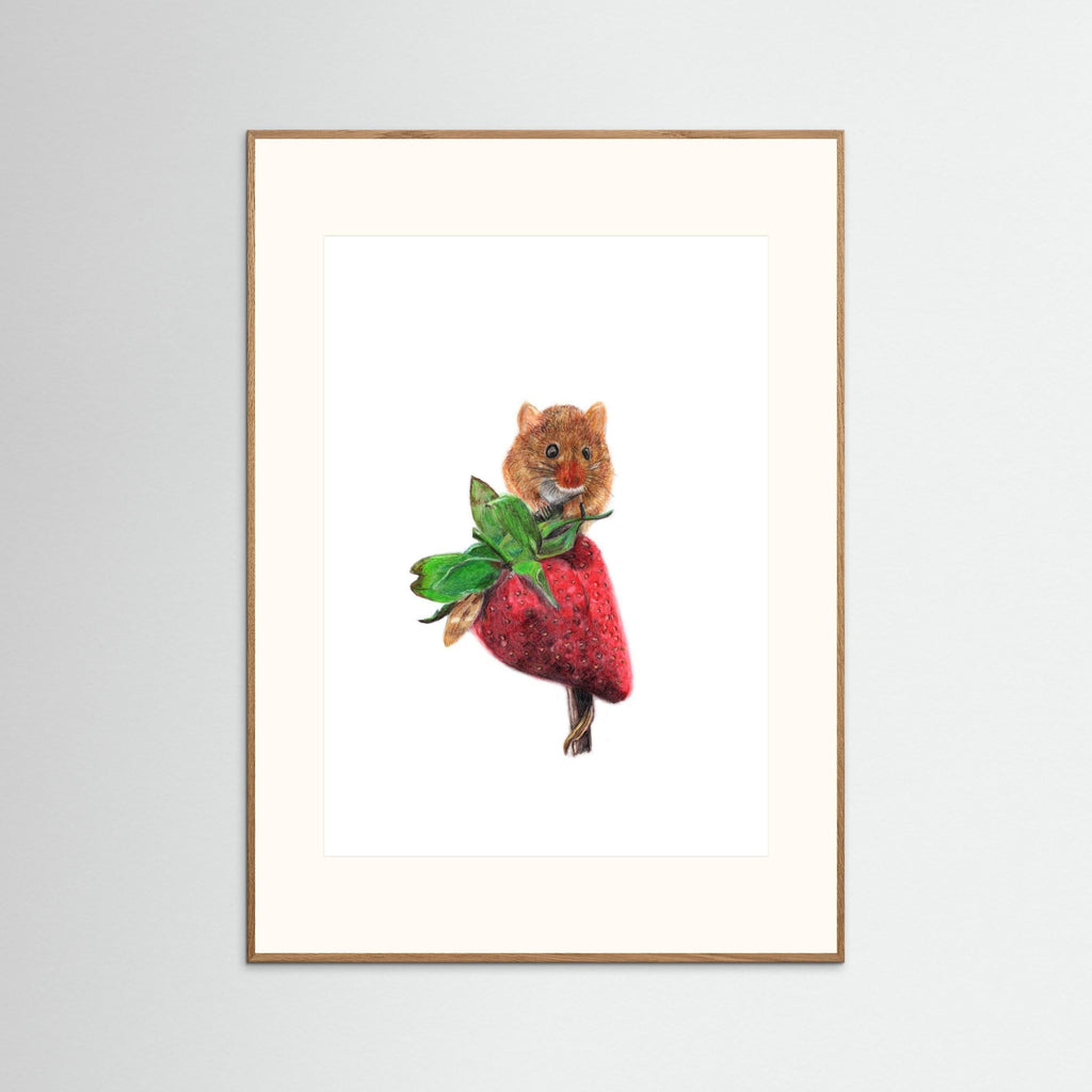 Field Mouse Wildlife Art Print
