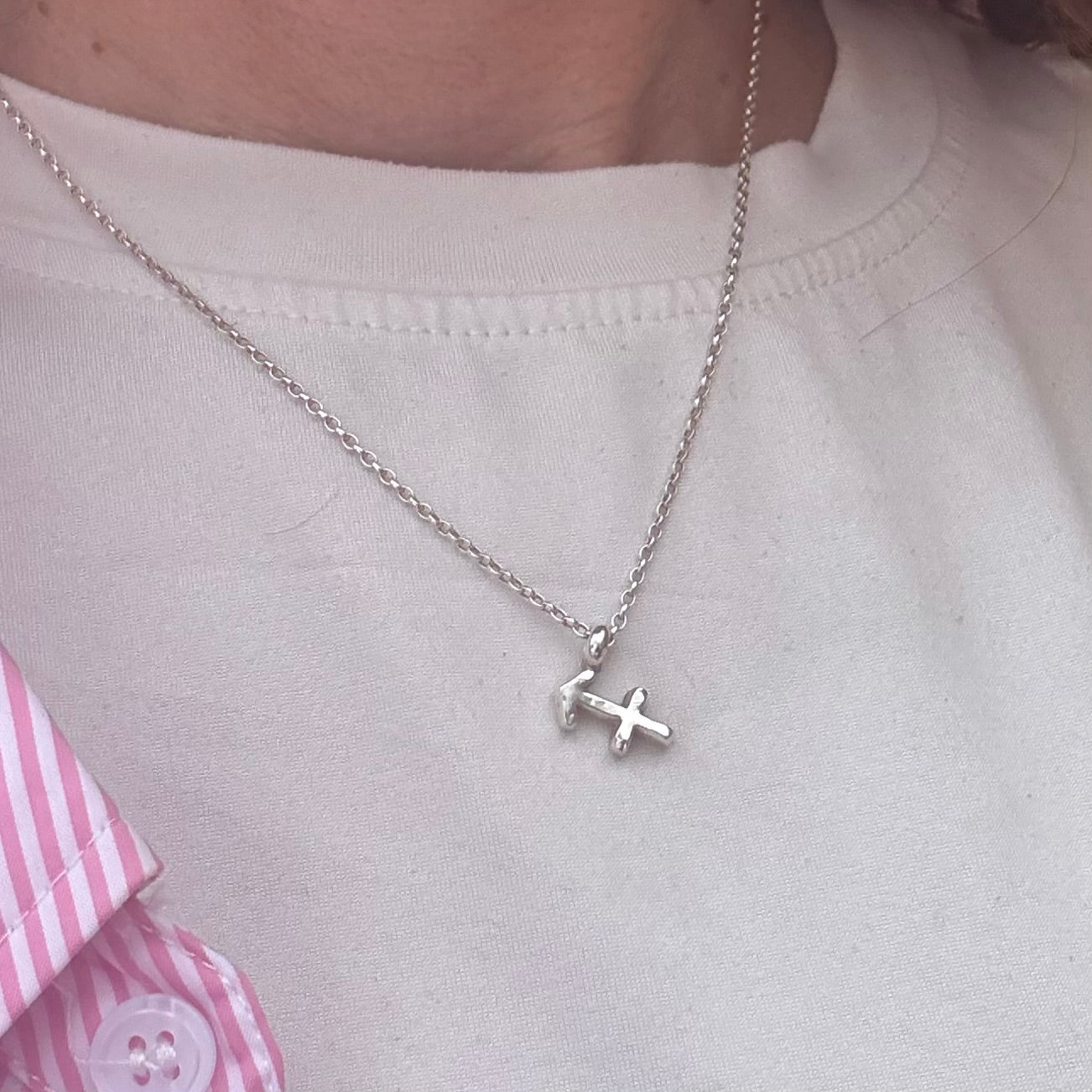 Silver Zodiac Pendant Necklace