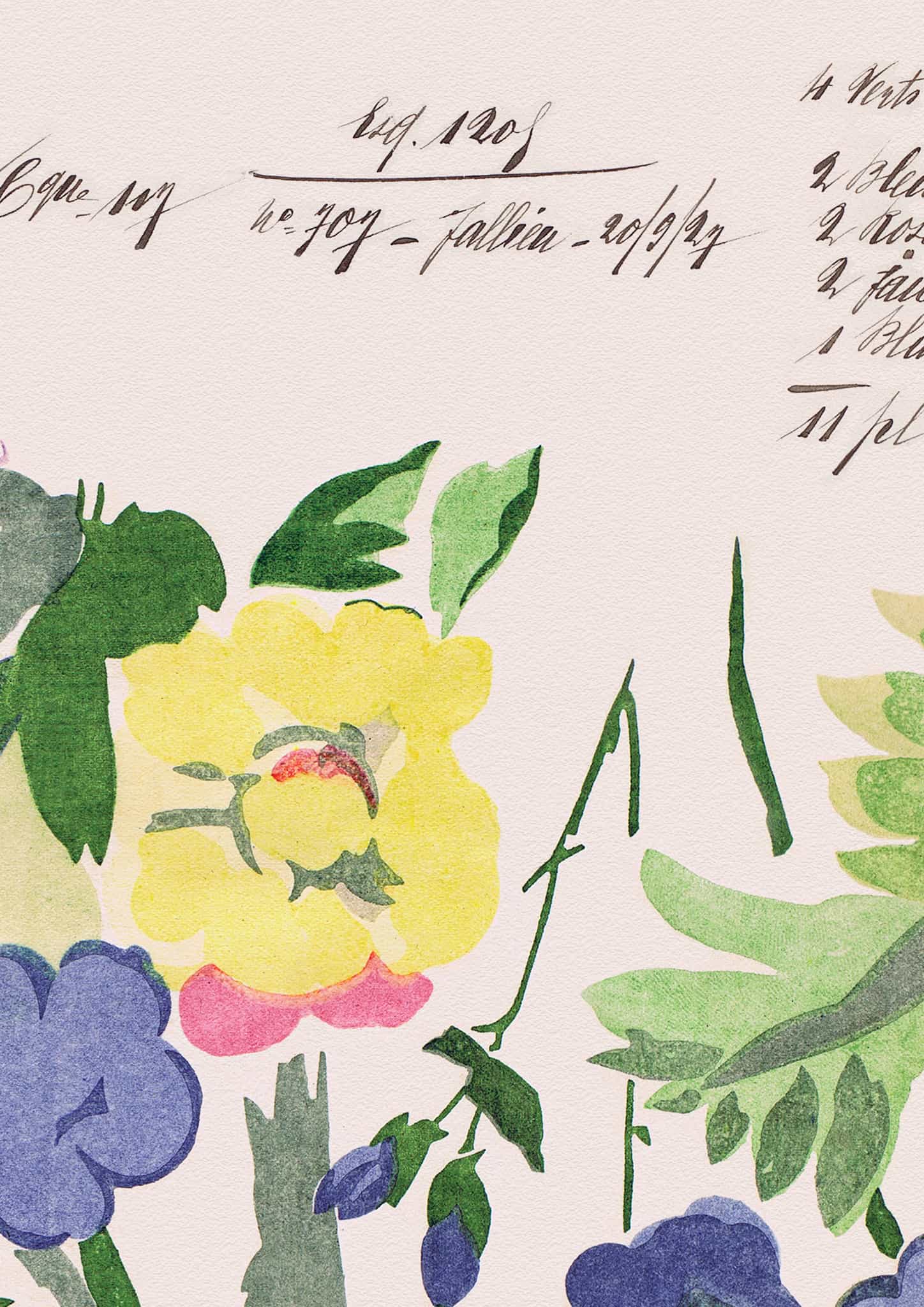 Lady Garden Vintage Archive Poster Print