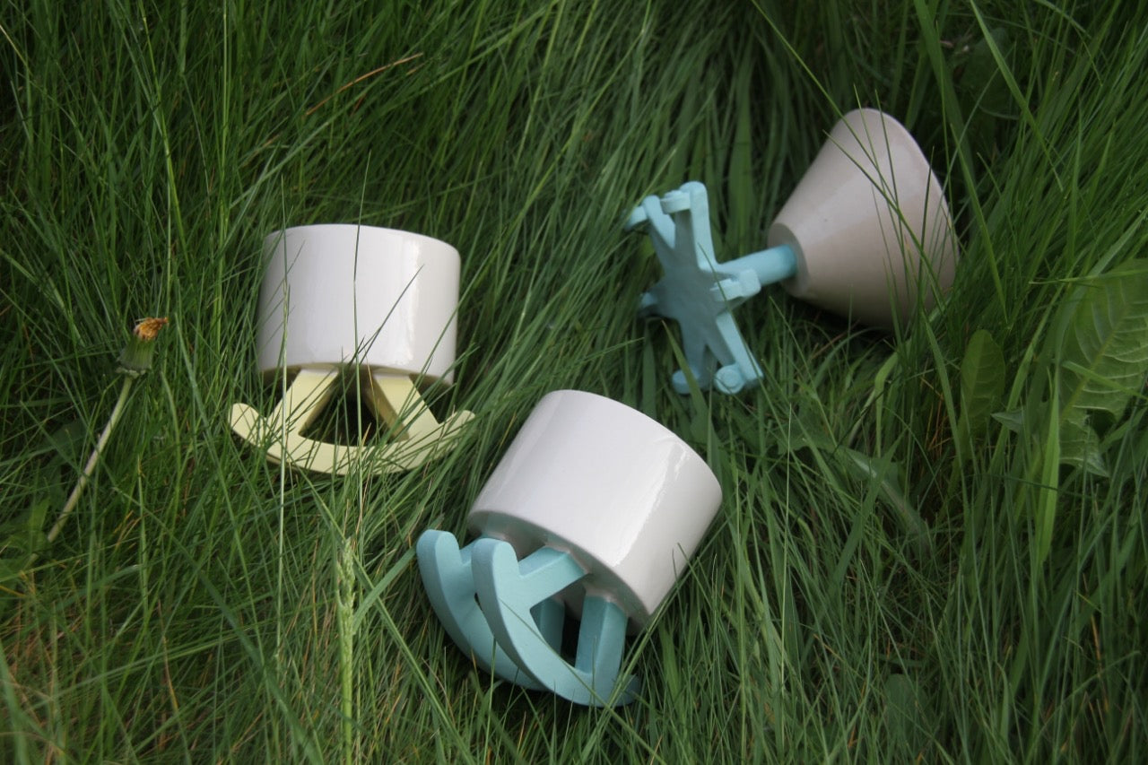 Yellow Rocky Chair Whisky Cup