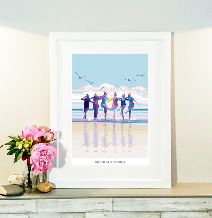 Together We Are Stronger Vintage Poster